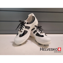 헬베스코 헬베스코 여성골프화 23 S/S 화이트&블랙 스파이크 골프화(5-10029-10 MARIAH)