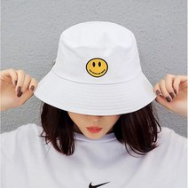 스마일 로고 벙거지 버킷햇 나혼자산다 박나래 대두 남자 여자 남성 여성 공용 모자