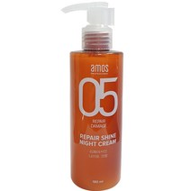 아모스 리페어샤인 나이트 크림 180m트리트먼트, 4개, 180ml