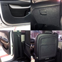 카리더 레이 스크래치 방지 도어커버, 트렁크(레이전용), 다크그레이, 현대