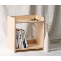 이스플리 원목 낮은 책장 1단 2단, 400 1단