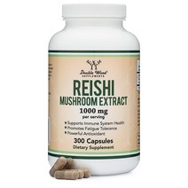 Double Wood Supplements 영지 버섯 추출 300캡 해외, 6개