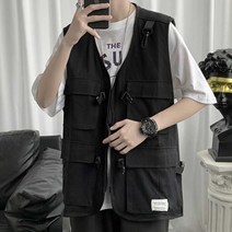 20대 스타일링 힙합 스타일 스트릿 패션 남자 조끼