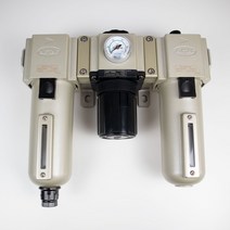 AirTAC 메탈형 F.R.L유니트 GAC500C20S 필터 레귤레이터 루브리케이터 3/4인치포트 40마이크로미터 필터 세미오토드레인, 1개