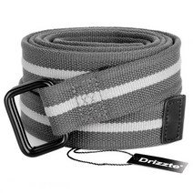 명품 가죽 남성 벨트 Drizzte Mens Belt 큰 키 플러스 사이즈 100-180cm 43-71 인치 더블 D 루프 링 캔버스 원단 천 청바지 그레이