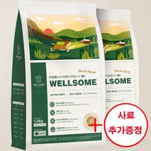 웰썸 국내산 인섹트 곤충사료 알러지 관절 눈물 동애등에 강아지사료, 1.2kg +200g