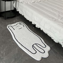 귀여운 고양이 까페트 인테리어 발매트 현관 디딤판