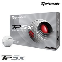 테일러메이드 TP5X 투어 5피스 골프공 골프볼 12구, 단품