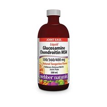 Webber s 글루코사민ChondroitinMSM 1300mg Tangerine Flavour500mL