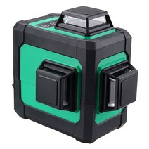 레이저수평자3D 녹색 레이저 레벨 셀프 레벨링 360 회전 크로스 측정 12 라인 50 배 넓은 애플호환리케이, 한개옵션0