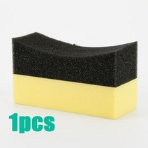 세차 진흙매직 자동차연마 세차유지보수 1Pcs 스폰지 브러쉬 다기능 자동차 코너 휠 타이어 왁스 폴란드어 워시 폼 패드 청소 관리 유지 보수, [01] 1pcs, 01 1pcs