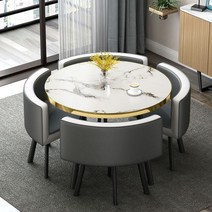 회의 상담 테이블 의자 세트 카페 사무실 책상 원탁 원형 탁자 넷레드 비즈니스 응접회의, BQ