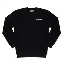 칼하트WIP (I022070) COLLEGE SCRIPT SWEATSHIRT-BLK