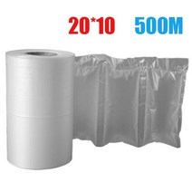 500M 버퍼 에어 쿠션 기계 공기주입 가방 충전 에어백 패키지 충격 방지 롤 필름 버블 20*10cm 20*15cm 20*20cm, 20X10cm 500M_CHINA