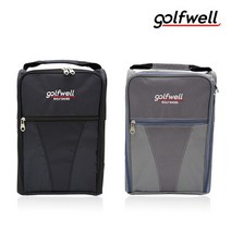 골프웰 골프웰 golfwell 골프화가방/신발주머니 (GW053-FBG), 블랙