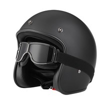 DAYU빈티지 클래식 모터사이클 헬멧 하프페이스