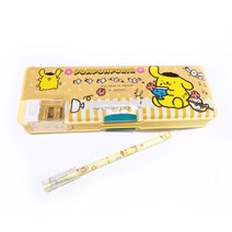 산리오 폼폼푸린 마이멜로디 헬로키티 쿠로미 시나모롤 양면 필통 (연필깎이 내장)