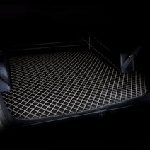 아이빌 아이오닉 4D 신형퀼팅 가죽트렁크매트 차박매트, 블랙 블랙, 더뉴 아이오닉 전기차(19년-) 우퍼없음