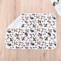 어싱 접지 매트 패드 중간 크기 50x70cm 재사용 아기 방수 매트리스 대나무 면화 기저귀 바닥 교체 게임 매트 빨 수 신생아 소변 패드, 12 C08