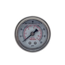 디지털 압력 게이지 연료 오일 유압 센서 범용 18 npt 액체 충전 광택 케이스 및, 게이지시 0-160 전용