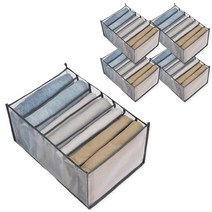 긱보드 모던 옷 수납 칸칸이 정리함, 반투명, 5p