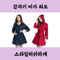 프리미엄 여성골프우비 4종 골프우의 레인코트 등산우의 낚시우의, 네이비