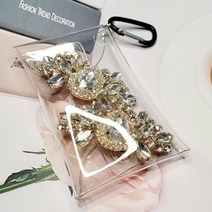 다용도 투명 PVC 카드 명함 지갑 쥬얼리 피규어 장신구 소품 키링 악세사리 장난감 수납 보관 고리 홀더 커버 포켓 DIY 만들기 꾸미기