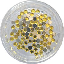 네일쎈 네일스톤파츠 원형각 2.2mm 100pcs, 1개, 존퀼 A