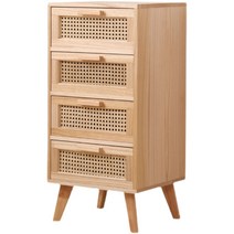 라탄 원목 우드 2단~5단 서랍장 TV장 거실장, 짐을 싸다오동나무 호두색 등나무 2통