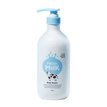 플로르드망 프레시밀크 우유 바디워시 1000ml 베이비파우더향, 1개