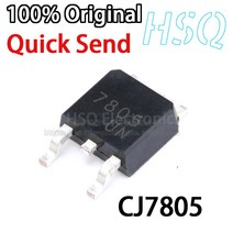공압 부품 오리지널 CJ7805 CJ7812 패치 TO-252 3 단자 레귤레이터 회로 칩 5 개, 03 CJ7812