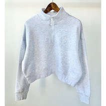 스투시 AU(호주) NEWPORT 1/4 ZIP 플리스 맨투맨 ST116304 SNOW MARLE 그레이 WOMENS