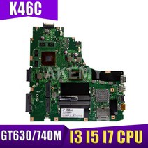 K46CB K46CM 노트북 메인 보드 I3 I5 I7 CPU GT630M GT740M GPU 아수스 A46C S46C K46C K46 마더, [06] i3-3th Gen UMA