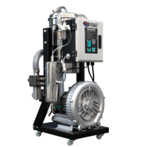 소형사출기 곡물사출기 진공이송기 플라스틱 사료, 흡입기 300-1.1KW 카본 브러쉬