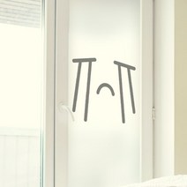꾸밈 ts219m-무점착유리시트표정유리문시트지 시트지, 5.이미지5
