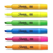 샤피 엑센트 탱크 형광펜, 8개입, 형광핑크