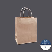 [패킹콩] 트위스트쇼핑백무지 小 10장, 상세 설명 참조