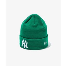 [빠른출고]/뉴에라 NEW ERA [무료반품] 엠엘비 MLB 리그 베이직 커프 뉴욕 양키스 비니 켈리 그린 KNIT LEAGUE BASIC CUFF NEYYAN K GRN