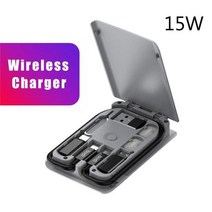 고속무선충전기 BUDI-다기능 스마트 어댑터 카드 저장 데이터 케이블 USB 박스 아이폰 샤오미 화웨이, 03 15W Wireless Charger