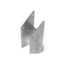 파이프 코너보강 오픈형-100x100 사각파이프조인트 조립식 파이프연결브라켓 무용접 DIY 화재NO, 1개