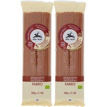 ALCENERO 아르체네로 유기 전립분 스펠트 밀 스파게티 500g 2팩