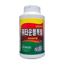 쥐타운 블록젬고형제 쥐알약 퇴치 덪 쥐박멸 약파는곳 다가구주택 음식점 500g, 5개