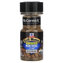 맥코믹 McCormick Grill Mates 몬트리올 스테이크 시즈닝 나트륨 25% 적게 90g(3.18oz)115427