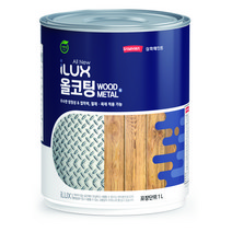 아이럭스 삼화페인트 올코팅 철재 목재 콘크리트 녹방지페인트 1L, 옐로우 0101E
