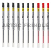 유니 스타일핏 리필심 0.38mm 혼합 10개 UMR-109-38, 혼합10개(흑7청0적3)