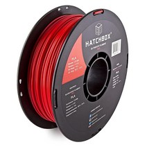 HATCHBOX PLA 3D 프린터 필라멘트 치수 정확도 0.03mm 1kg 스풀 3.00mm 화이트, 3d Pla-1kg3.00-red