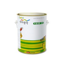 삼화페인트 아이생각 수성내부프로 친환경페인트 4L 무광, 화이트