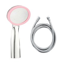 YBK 수압상승 절수 맛사지효과 샤워기 헤드 &메탈샤워호스 2M 세트, 3번