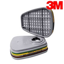 3M 방독마스크 방독정화통 6001K 6003K 6006K, 1개, 03. 3M 6003K(유기증기 및 산성가스)set