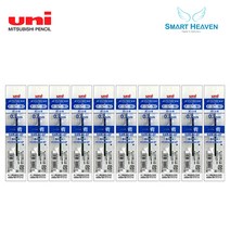 유니 제트스트림 리필심 SXR-80-07 혼합색상 10개 3색펜 4색펜 멀티펜 전용 0.7mm, SXR-80-07 청10개(흑0청10적0녹0)